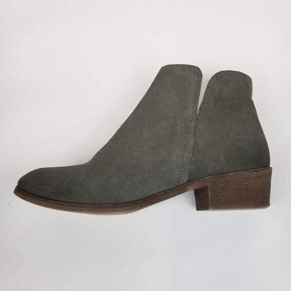 Splendid Hamptyn Women's Gray Suede Ankle Boots Size 6 - Picture 3 of 8